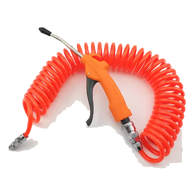 Dust blowing pipe