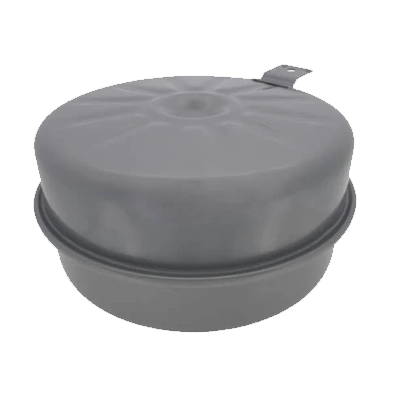 Flat Round Hydronic Wall Hung Expansion Tank w/ Union Check